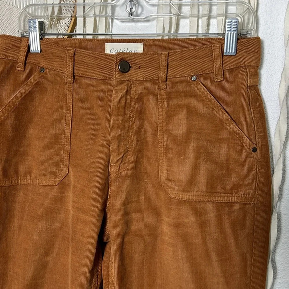 Cotelac Rust Corduroy Pants Size 1/M - Picture 2 of 10